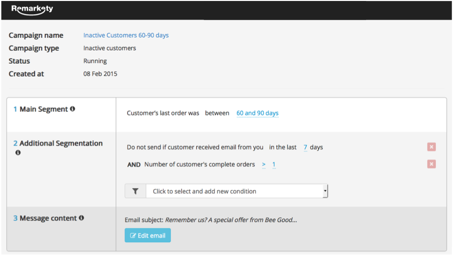 Inactive Customer Email Segmentation