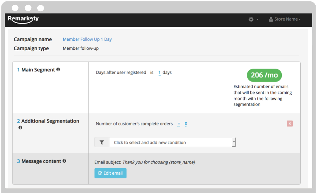 New User Welcome Email Segmentation