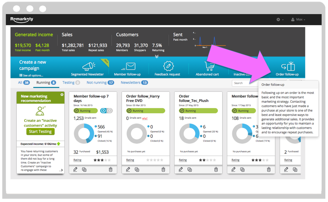Order Followup Dashboard