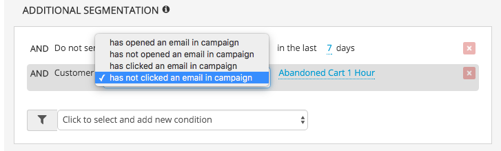 drop down email engagement