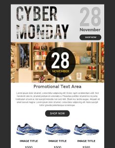 cyber monday email template