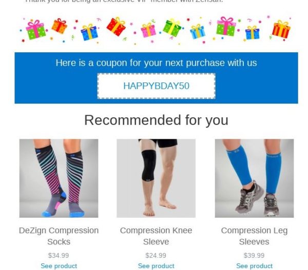 Dynamic coupon in use