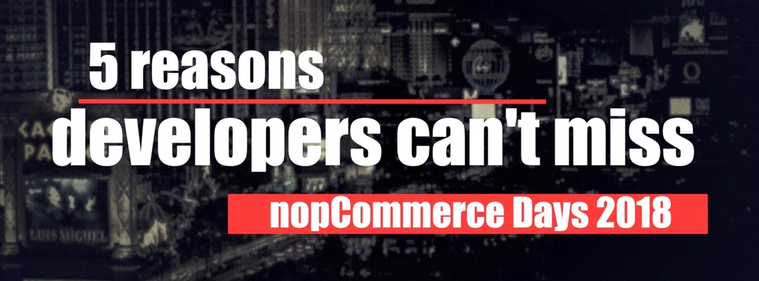 nopcommerce days 2018 for developers
