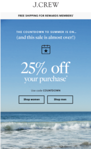 Summer sale 