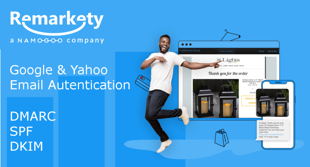 Google and Yahoo DMARC email authentication