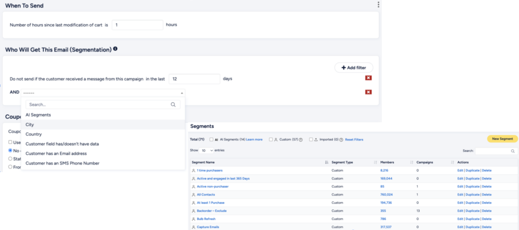 email segmentation ecommerce